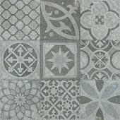 Keramische tegel Denver Grey Decor Dark 60x60x3 cm