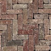 Oud gebakken dikformaten spoorzicht (op pallets)