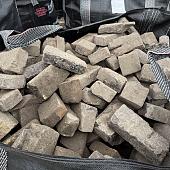 Oude gebakken waalformaten bruin paars Deventer variabel lengte (in bigbags)