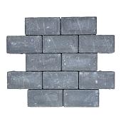 BSS 20x10x8 cm zwart (mini-facet, met deklaag)