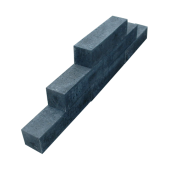 Stapelblok oudhollands 12x20x100 zwart