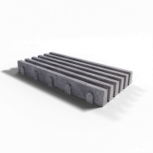 Hydris Trueline type A 125 Betongrijs