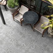 GeoCeramicaÆ 60x60x4 Mosaik Grey