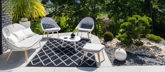 Ibiza tuin Ebema tuintegels
