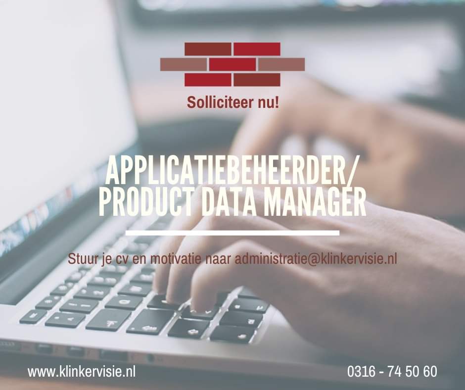 Applicatiebeheerder Product Data Manager