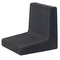 L-Element 40x40x40 cm zwart