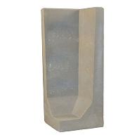 L-Hoeksteen 100x40x40 cm grijs