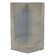 L-Hoeksteen 80x40x40 cm grijs