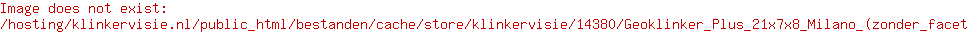 Geoklinker Plus 21x7x8 Milano (zonder facet)
