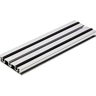 Structusol aluminium profiel ST16 lengte 2,4 m met rubber profiel