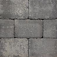 Antieke trommel 20x30x6 cm grijs/zwart