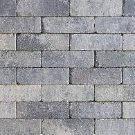 Antieke trommel dikformaat 6 cm grijs/zwart