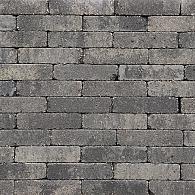 Antieke trommel waalformaat 7 cm grijs/zwart