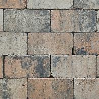 Antieke trommel betonstraatsteen 6 cm musselkalk