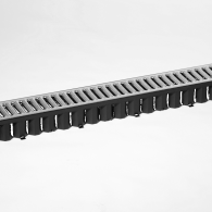 ACO Hexaline 2.0 gootelement + verzinkt stalen sleufrooster 100 cm