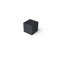 Schellevis oud hollandse zitelement vierkant 50x50x50 cm carbon