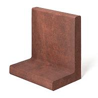 Betonnen L-element 50x50x120 roestbruin