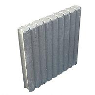 rondoband 8x50x50 grijs