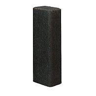 pallisaden rustiek 16.5x11x100 zwart