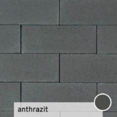 Vezano 40x15x8 cm zwart (mini-facet, met deklaag)