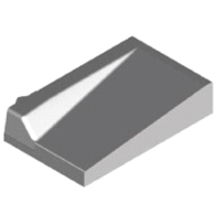 Invalide-inritblok 18/20 17/8x80x50 links grijs visbek