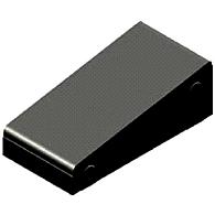 Invalide-inritblok 13/15 20/10x60x30 midden zwart vk