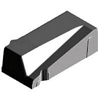Invalide-inritblok 18/20 8/20x65x30 links zwart visbek