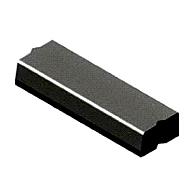 Trottoirband 28/30x16x100 cm zwart visbek