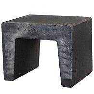 Mini U-element 30x40x30 cm zwart