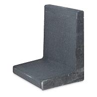 Betonnen L-element 50x50x120 zwart