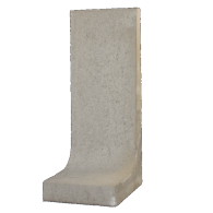 L-Element 100x50x40 cm grijs