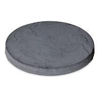 Ronde staptegel Flagstone 44 cm zwart