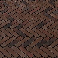 WF60 Vulcano Antica gebakken waalformaat rood-bruin-zwart