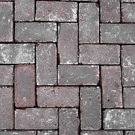 Oude gebakken keiformaten Bylands rood-paars plat (op pallets)