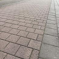 Gebruikte betonklinkers, 21x10,5x8 cm rood (op pallets)
