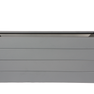 Bloembak poedercoat taupe 180x120x56