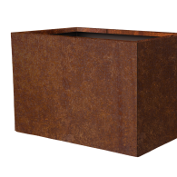 Bloembak vlak corten 60x90x60