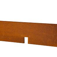 Kantopsluiting double corten 300x16,5