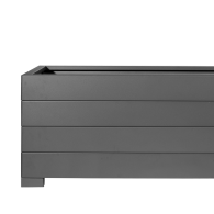 Potenset poedercoat antraciet 9,5cm hoog