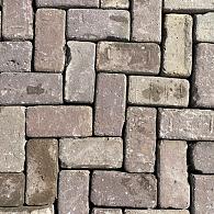 Oude gebakken keiformaten Lobith Rood (op pallets)