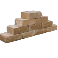 Tumbelwall getr, 30x20x10cm mont blanc
