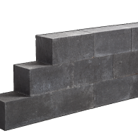 Hf linea block black 15x15x30cm