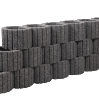 Cirkelflor mini zwart 30x20x20cm