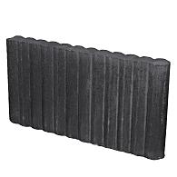 Palissadeband rond zwart 6x25x50cm