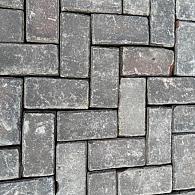 Oude gebakken keiformaten Veendam (op pallets)