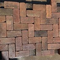 Oude gebakken dikformaten Spoorzicht Plat (op pallets)