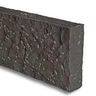 Basalt opsluitband 6x20x100 cm rustiek