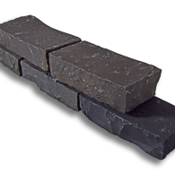 Basalt stapelblokken 20x20x40 cm rustiek