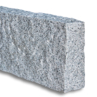 Graniet opsluitband 10x25x20 cm rustiek