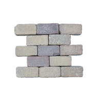 Oude gebakken keiformaten Rood-Bruin Borken (op pallets)